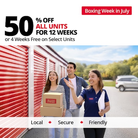 Access Storage - Blenheim Promotion
